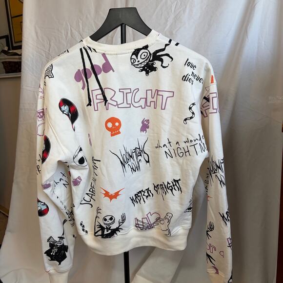 Disney Nightmare before Christmas Womens sweatshirt. Size XS. Fright night - Picture 6 of 6